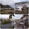 4 photos de dommages par effets de houle à Saint-Gilles