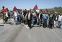 Palestinians demonstrate against sewage settlers spill onto their land