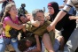 Video: Women of Nabi Saleh take down Israeli soldier assaulting injured child