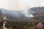 Israeli settlers set fire to Palestinian agricultural land in Nablus