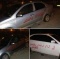 Israeli Colonizers Puncture Cars, Write Racist Graffiti, In Beit Iksa