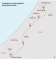 Hundreds of dunams set on fire near Gaza