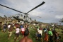 8 photos of US Navy Relief goods at Salcedo, Eastern Samar