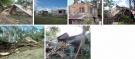 6 photos of damaged or destroyed houses in Escalante City, Negros