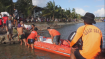 4 photos of  relief good delivered to 120 families in Batbatan and Maniguin Islands in Culas