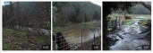 3 mini vidéos d'inondation dans une ferme de Collobrière