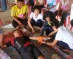 Thai Girls and boys from Chiang Rai engaging in DRR
